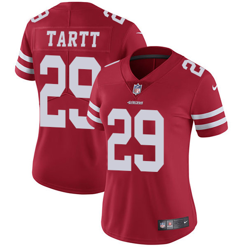 San Francisco 49ers Limited Red Women Jaquiski Tartt Home NFL Jersey #29 Vapor Untouchable->youth nfl jersey->Youth Jersey
